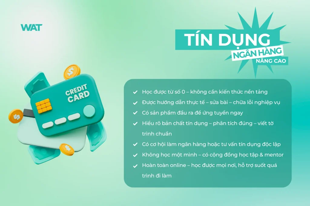 khoá học tín dụng ngân hàng poster